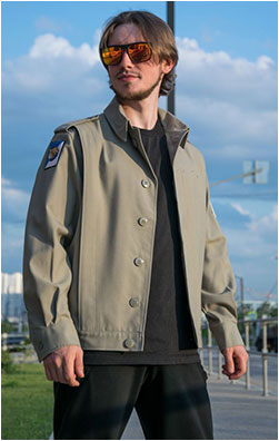 Китель армейский C.S.V. khaki Франция