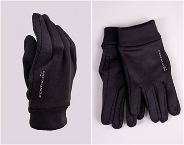 Перчатки Pentagon ARCTIC полиэстер92%/эластан8% black 14021