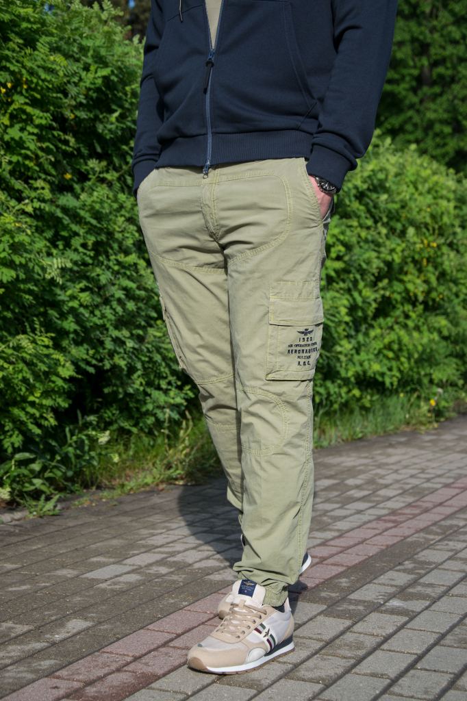 Мужские лёгкие брюки карго AERONAUTICA MILITARE