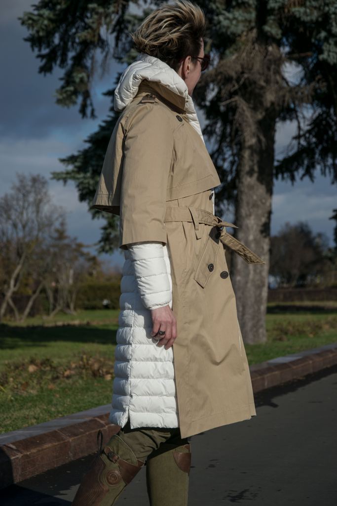 пальто с пуговицами