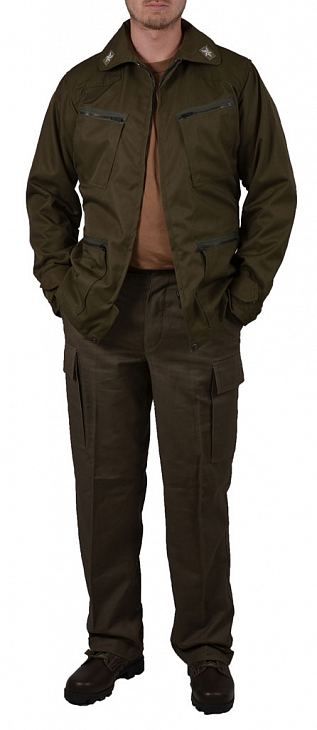 Куртка армейская с молнией olive