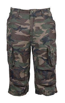 Шорты бриджи BRANDIT Urban Legend 3/4 camo woodland