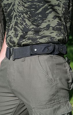 Ремень пистолетный Fostex с кармашками black