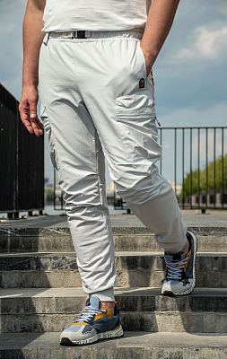 Брюки трикотажные PARAJUMPERS OSAGE с карманами SS 25 m ghiaccio