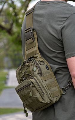 Сумка-слинг Pentagon UCB 2.0 UNIVERSAL CHEST 7L olive 06 17046-2.0