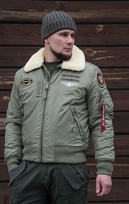 Куртка-пилот ALPHA INDUSTRIES INJECTOR-III AIR FORCE stratos