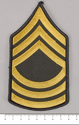 Нашивка-звание нарукавная Master Sergeant 5gt (PM1008)