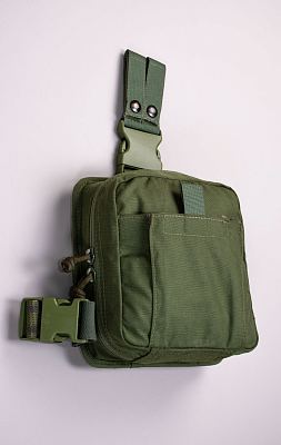Подсумок медицинский набедренный OPERATOR BLS IFAK olive б/у