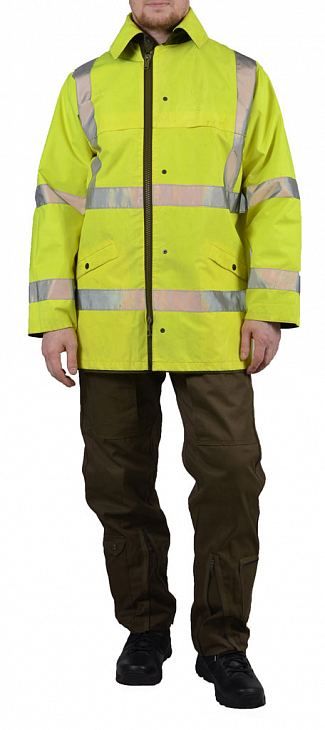 Куртка светоотражающая 2-х сторонняя yellow/olive