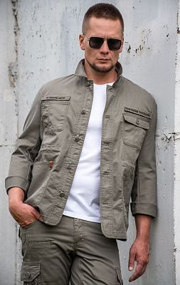 Ветровка Pentagon ROGUE HERO хлопок65% grey cinder 02027