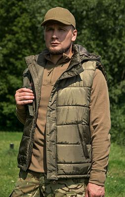 Жилет MFH с капюшоном olive