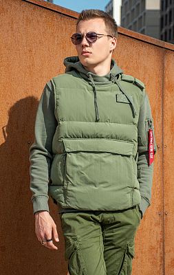 Жилет ALPHA INDUSTRIES PROTECTOR PUFFER VEST sage green
