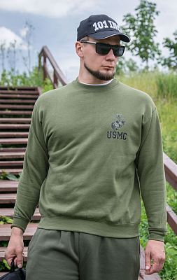 Толстовка USMC olive