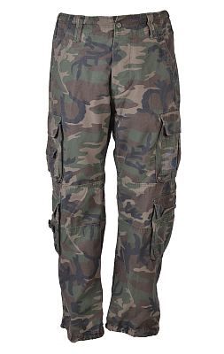 Брюки-карго BRANDIT Pure Vintage camo woodland