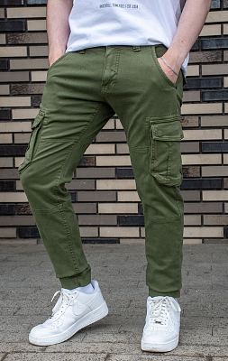 Брюки-карго ALPHA INDUSTRIES ARMY dark olive