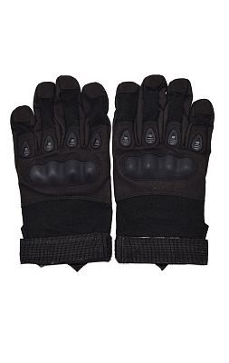 Перчатки тактические OK с пласт. защитой black