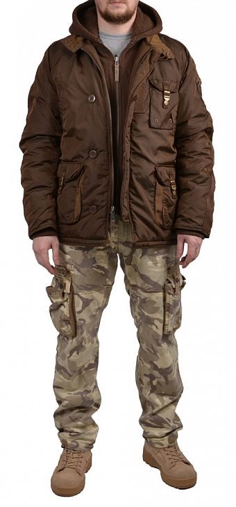 Куртка ALPHA INDUSTRIES COBBS-II brown Куртка ALPHA INDUSTRIES COBBS-II brown
