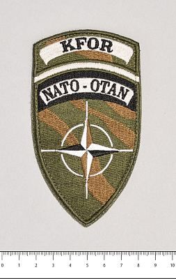 Нашивка NATO OTAN KFOR полевая на липучке