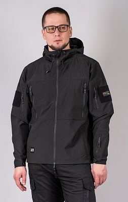 Куртка тактическая Guardian Spirit Soft Shell black UF-343