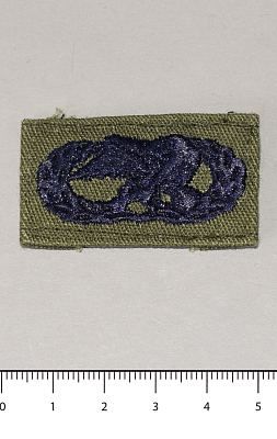 Нашивка нагрудная USAF BASIC AIRMUITION olive #3023