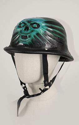 Шлем мотоцикл. Fostex GREEN DEVIL black