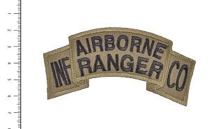 Нашивка-дужка AIRBORNE RANGER olive (PM0891)