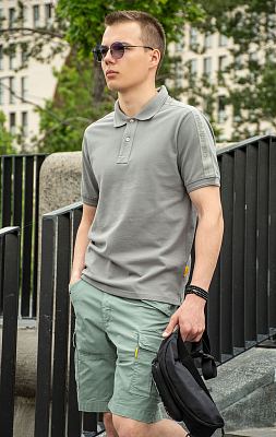 Футболка-поло PARAJUMPERS SPACE POLO SS 25 m nowhere