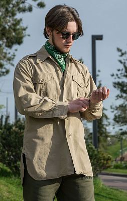 Рубашка M-47 хлопок khaki б/у