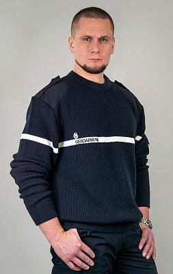Свитер форменный GENDARMERIE шерсть/акрил navy