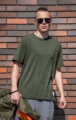 Футболка ALPHA INDUSTRIES ESSENTIAL GEN II TEE плотная FW 24/25 olive