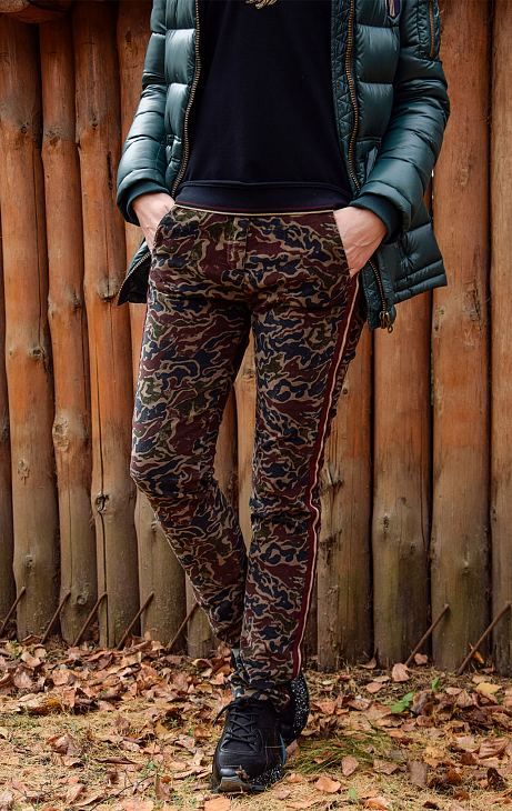 Женские брюки чинос AERONAUTICA MILITARE FW 19/20 camouflage (PA 1371) Женские брюки чинос AERONAUTICA MILITARE FW 19/20 camouflage (PA 1371)