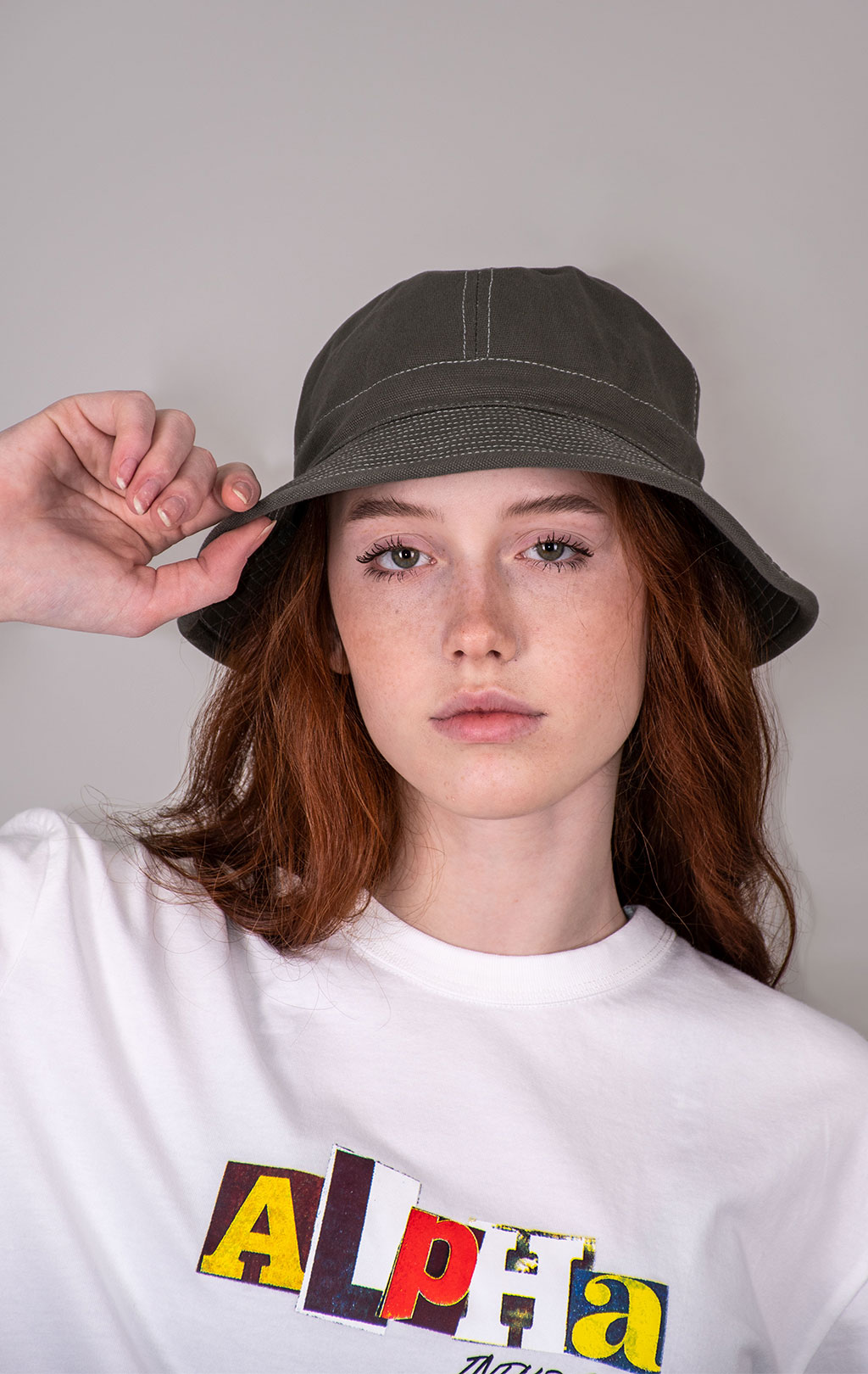 Панама ALPHA INDUSTRIES DAISY MAE HAT SS 24 aircraft gray 