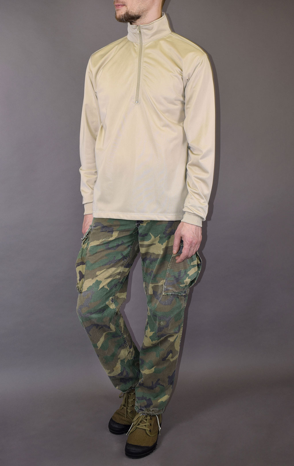Термобельё кофта армейское Shirt Sleeping полиэстр khaki США