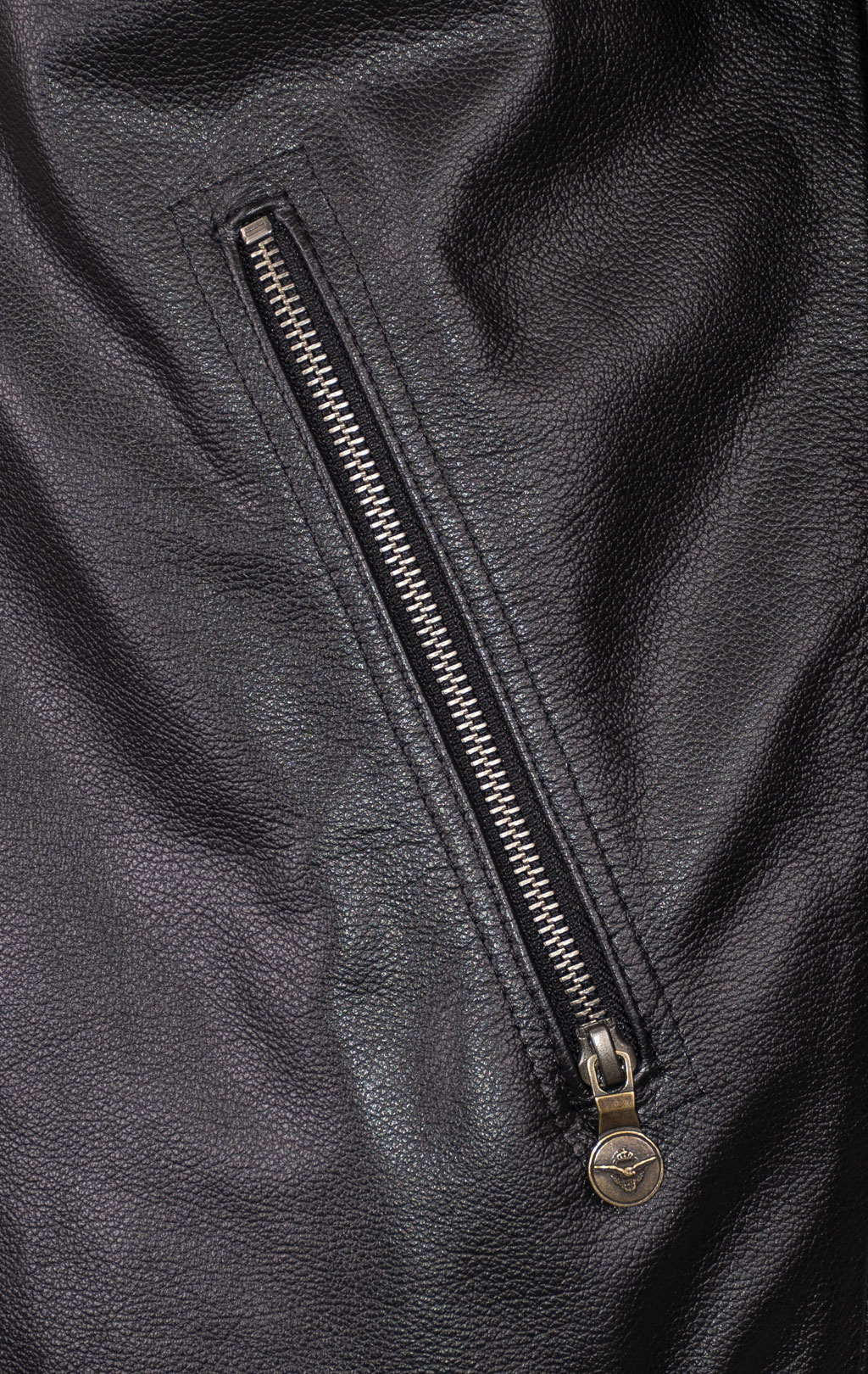 Куртка-бомбер KODZIC CLASSIC SERBIAN PILOT кожа black (0130) 
