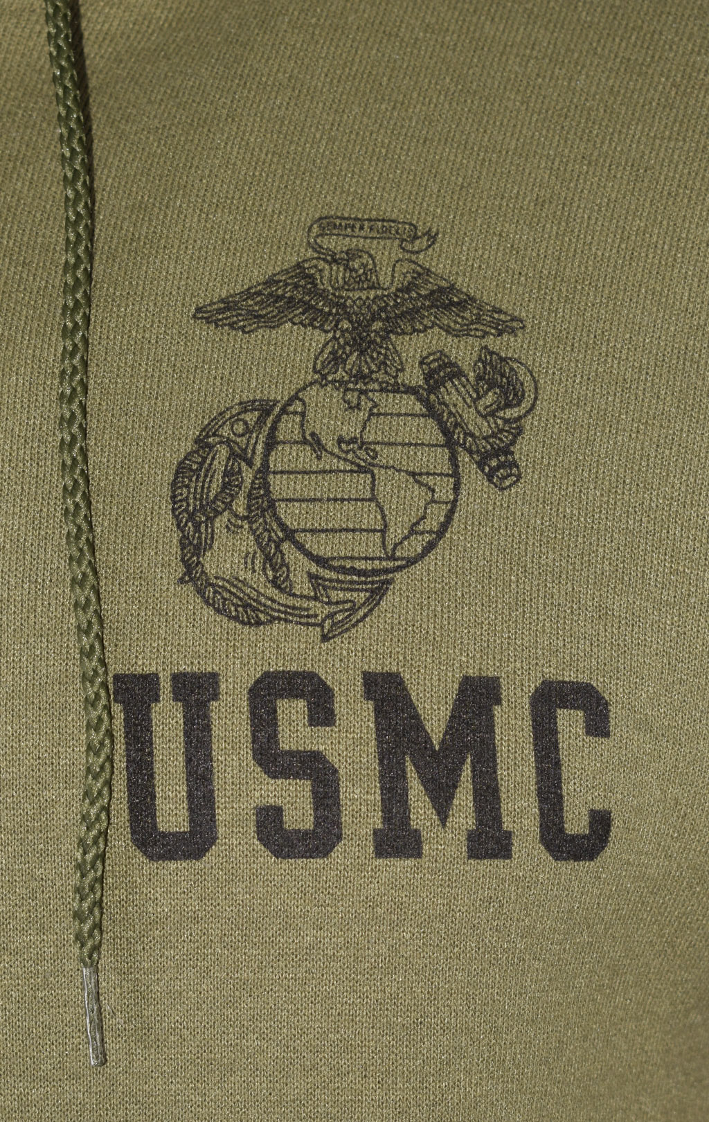 Толстовка USMC с капюшоном olive США