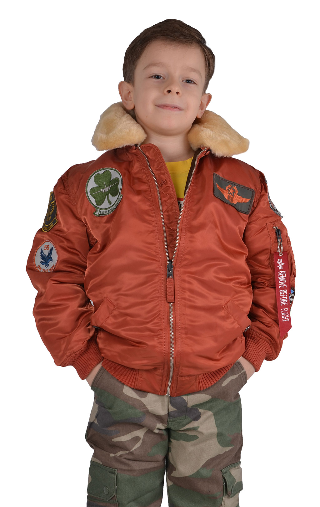 Детская куртка ALPHA INDUSTRIES MAVERICK rust 