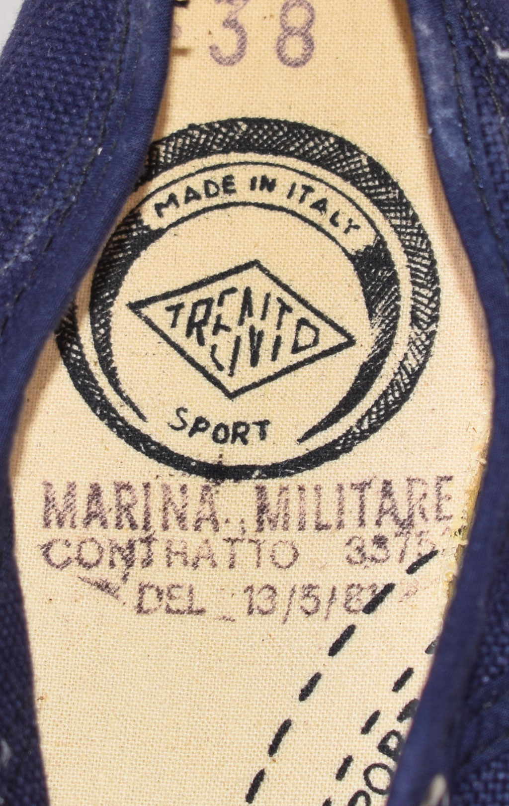 Женские кеды армейские Marina Militare Италия