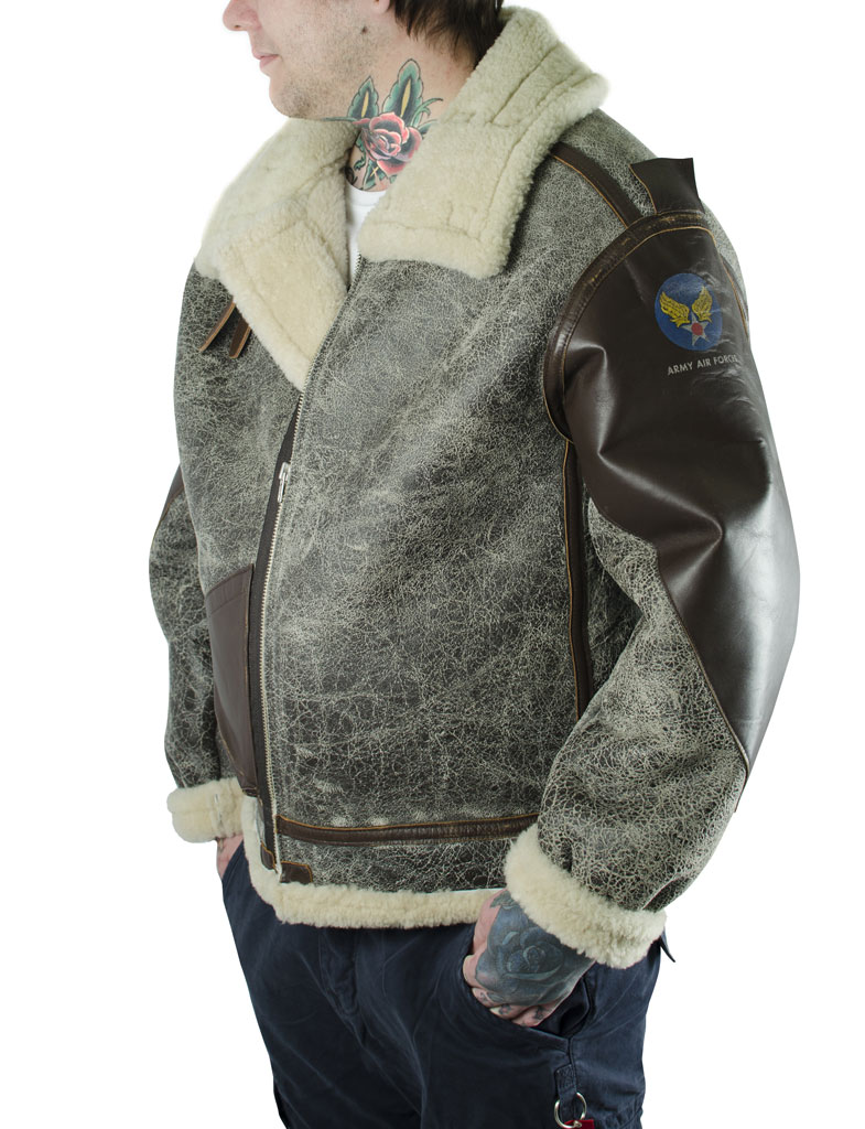 Куртка-пилот COCKPIT Vintage Sherling B-3 кожа (Z21A013W) 