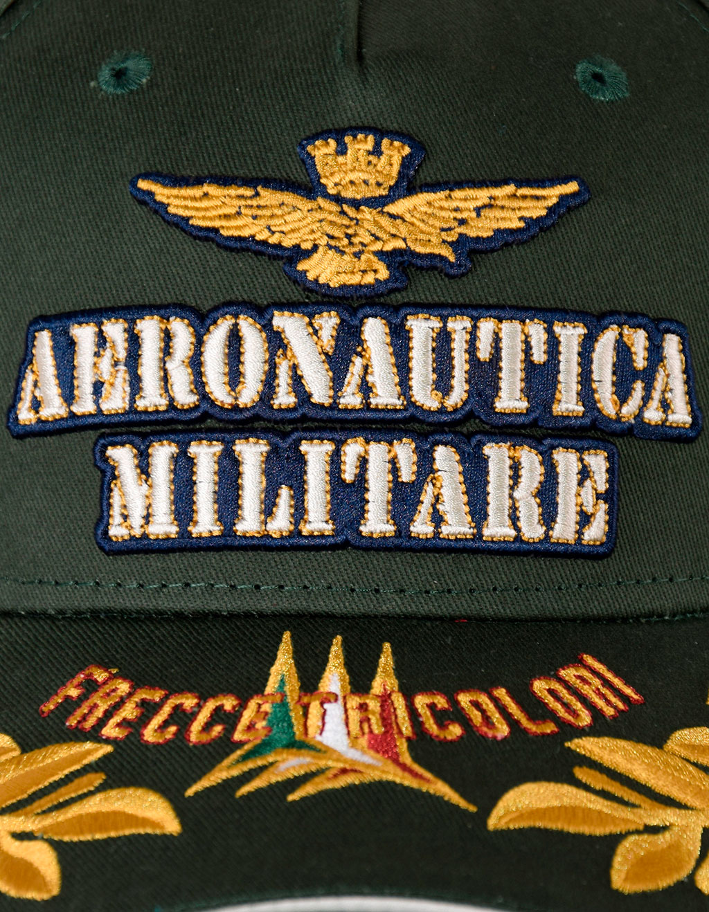Бейсболка AERONAUTICA MILITARE verde bandiera (HA 1008) 
